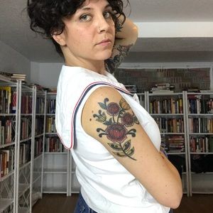 Square Sailor Collar Button-Up Top - BC